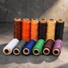 12pcs 55 Yards Per Spool Waxed Thread 150D Hand Stitching Thread Braided Flat Thread  Shoe Repairing