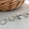 Beautiful Silver 925 Vintage Heart Open Ring For Women Adjustable Stylish Jewelry Finger