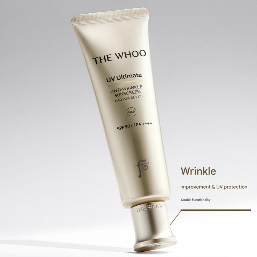 The history of whoo Ultimate Anti-Wrinkle Sunscreen  SPF50+ PA++++ 50ml