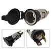 Sturdy Power Socket with Waterproof Cover Perfect for 12V/24V Vehicles and More