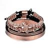 Fashion Multi-layered Stacked Diamond-encrusted Crown-shaped Fashionable Beaded Bracelet