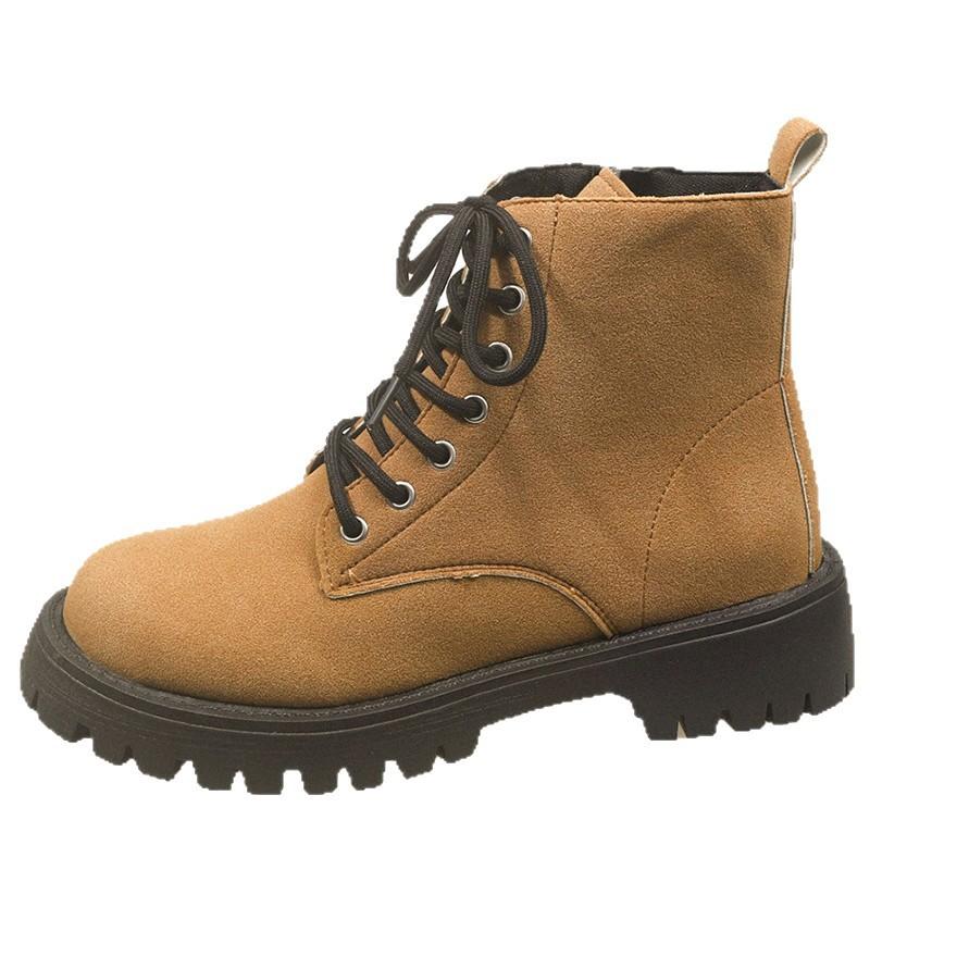 Martin Boots Women's 2025 Autumn and Winter New Soft Leather Retro Tooling Western Cowboy Boots Thick Sole Inner Height Increase Explosion Short Boots