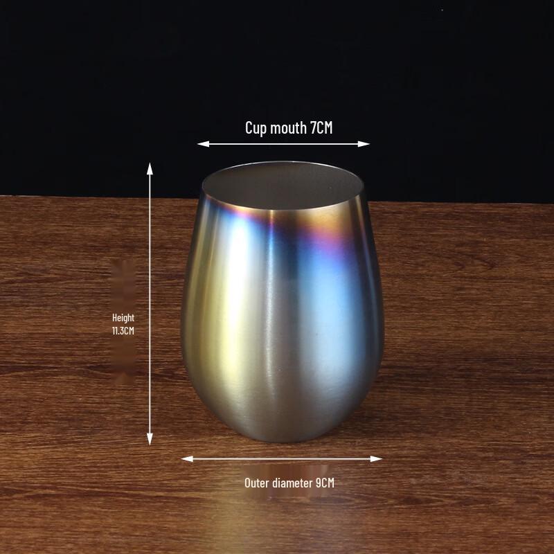 Shuangqi 304 Stainless Steel Iridescent Tumbler Set