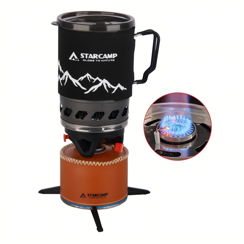 1100ML Portable Outdoor Camping Gas Stove & Cookware Set