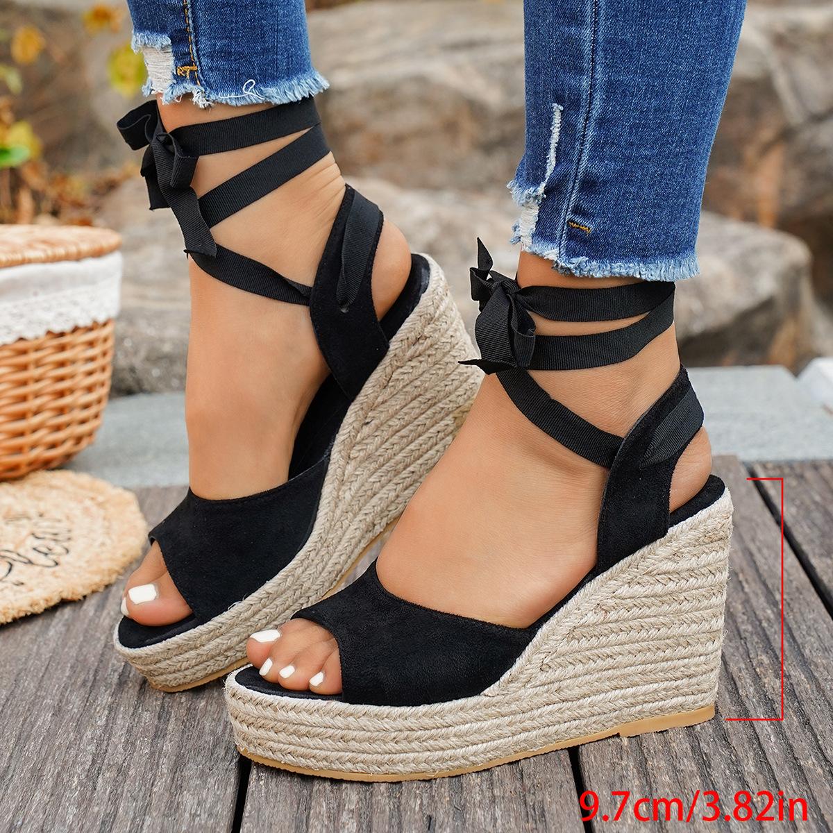 Sandals, Platform Shoes, Women s Shoes, Thick Heels 36 чёрный