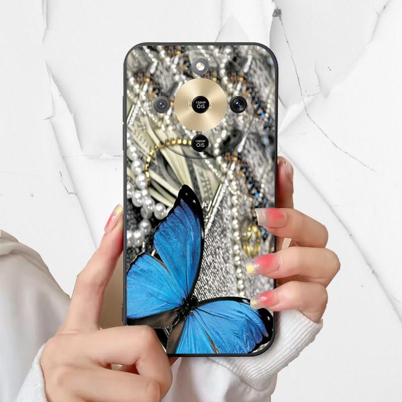 For Honor X9d Case Soft TPU Phone Case For Honor Magic8 Lite Matte Back Cover For Honor X70 Shockproof Silicone Bumper Funda