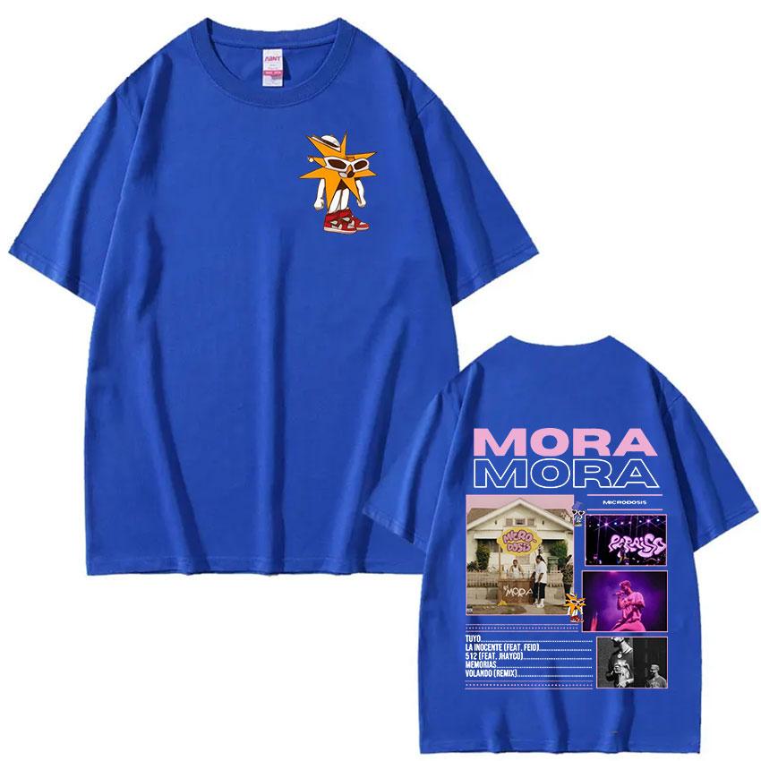 Sänger MORA MICRODOSIS Tour 2025 Album Merch T-Shirt Herren Damen Mode Popmusik T-Shirt Vintage Übergroße Kurzarm T-Shirts