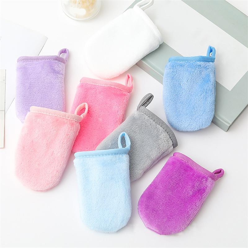 Face Deep Cleaning Towels for Baby Reusable Makeup Remover Glove Soft Microfiber Cleansing Makeup Removing Cleaning Towel