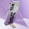 For Xiaomi 12 5G/12X 5G/12S 5G PC+TPU Back Shell Lovely Rabbit Cell Phone Kickstand Case