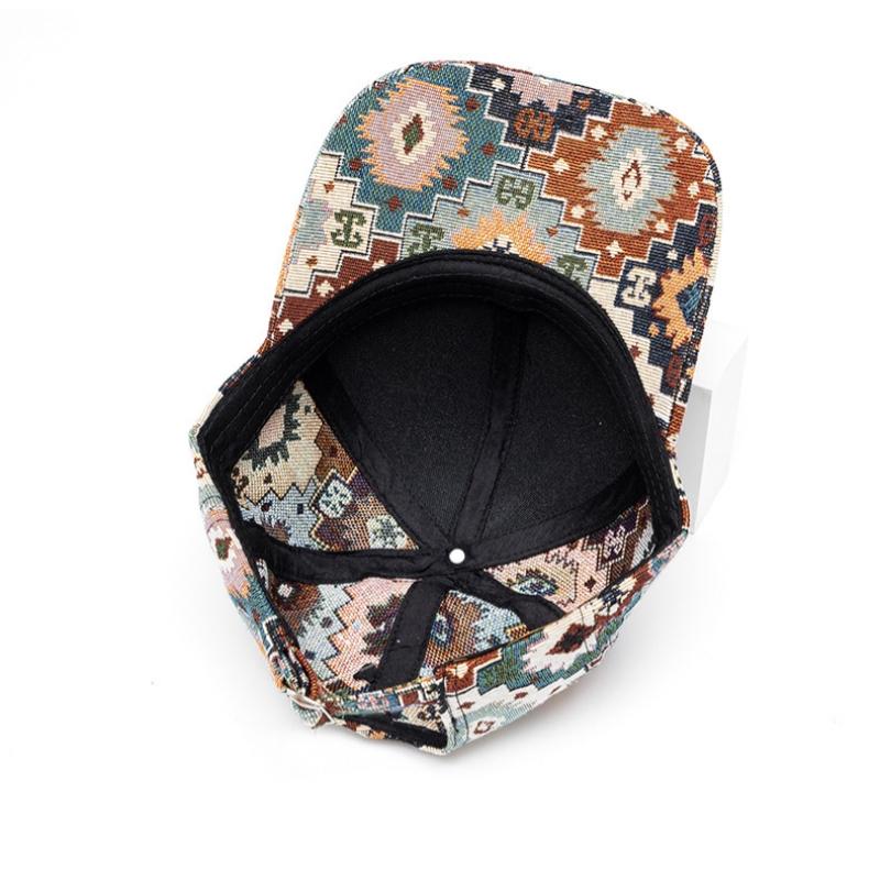 NORTHWOOD All Seasons New Ethnic Style Baseball Cap for Women's Men's Personality Fashion Peaked Cap Sunhat High Quality Trucker Hats