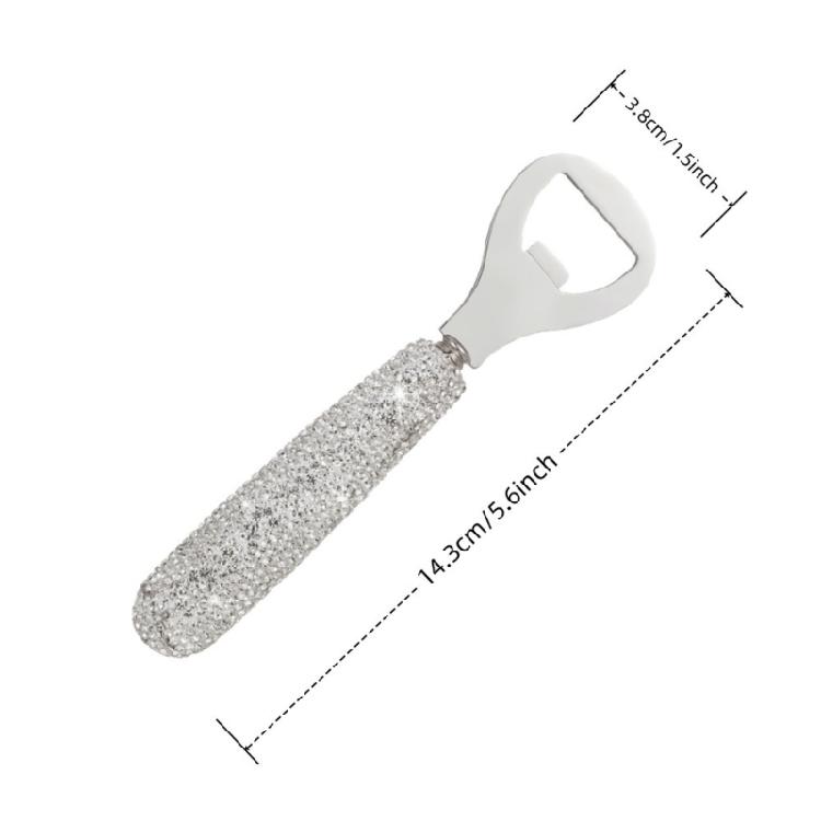 Glittering Pattern Bottle Opener Ergonomic Perfect Housewarming Gift For Beer