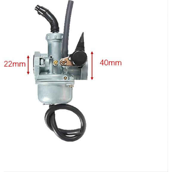 22mm Carb PZ22 Carburetor Air Filter Set Compatible with 110cc 125cc SSR CRF50 Pit Dirt Bike Sunl Taotao Pit Bike ATV