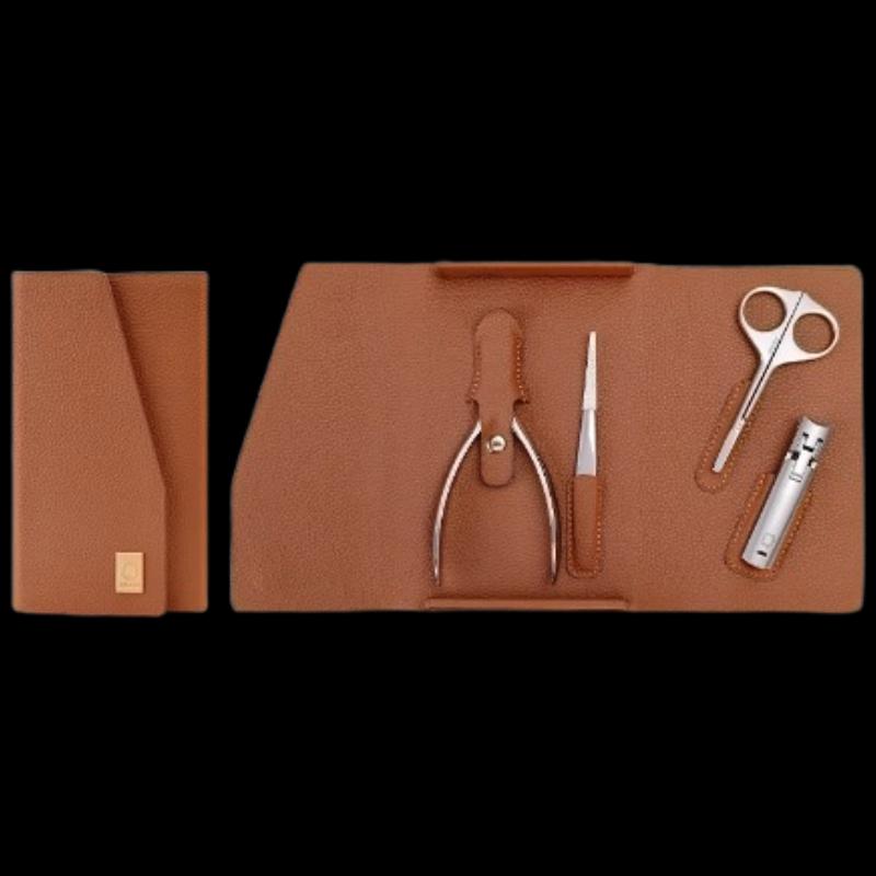 Seesoo Light Luxury 4-Piece Anti-Splash Nail Clipper Set
