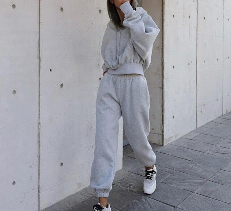 New Fall/Winter Women's Fashionable Casual Sweatshirt Jackets and Sports Sets