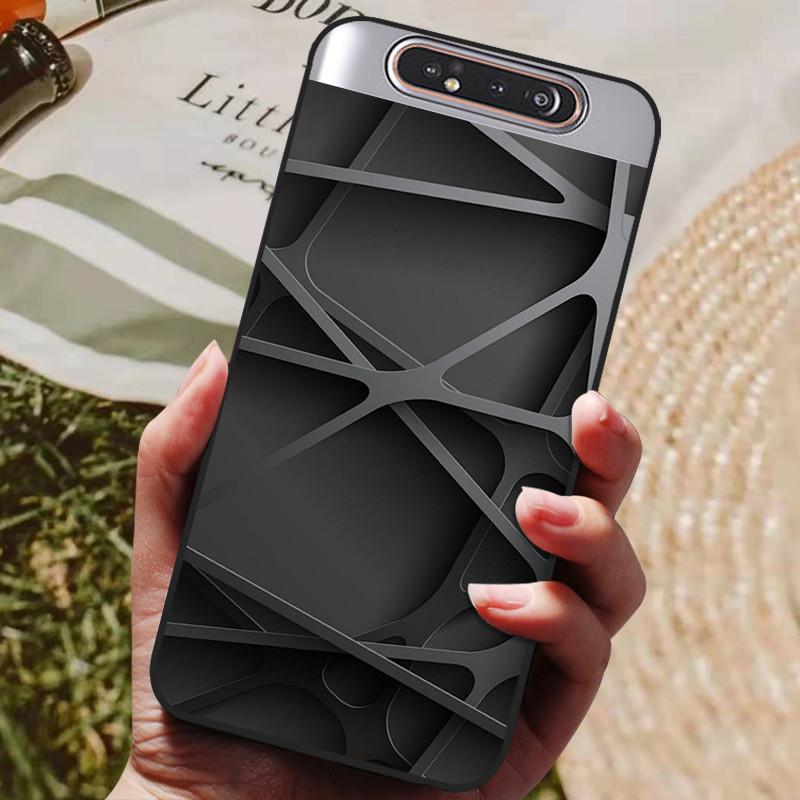 Per Samsung A80 Custodia Cover Posteriore in Silicone Custodia per Telefono Per Samsung Galaxy A80 Custodie per Galaxy A 80 A805F A805 Paraurti Morbido Funda