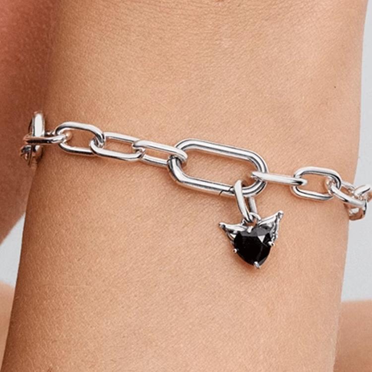 Pandora Double Wing Heart Design Pendant Women Pendant Silver 793626CO1