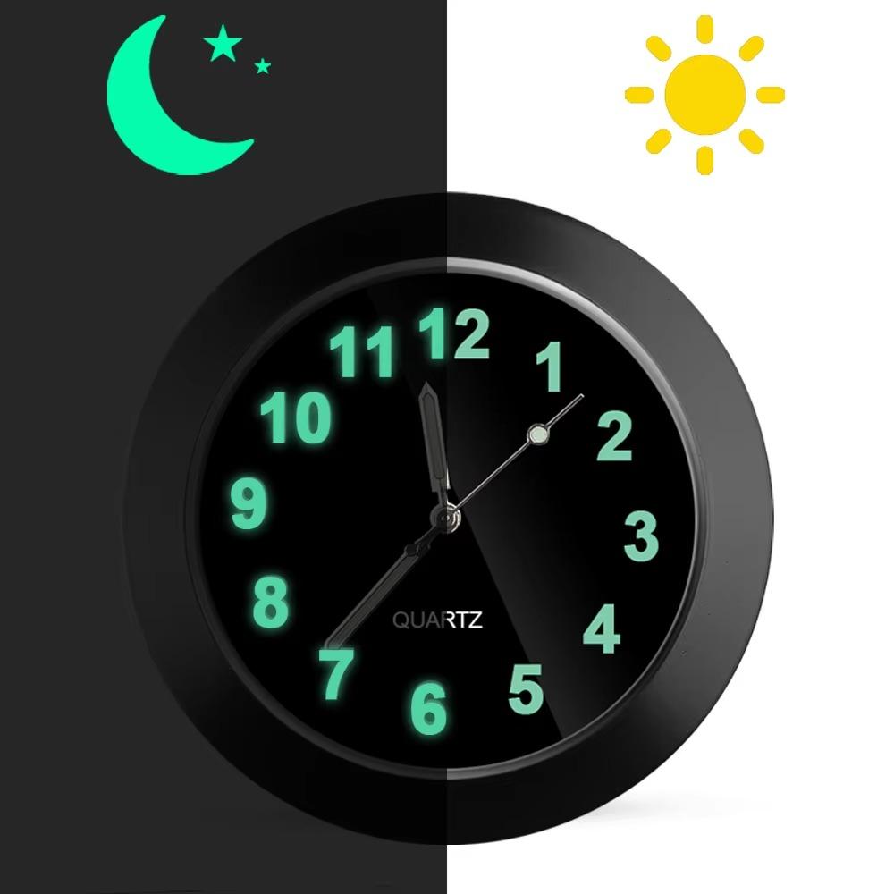 Luxury Car Dashboard Clock - Premium Mini Quartz Clock for Car Interior, Modern Design Automotive Decor Accessories