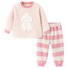 Balabala Kids' 2025 Winter Half-Velvet Pajama Set