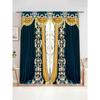 Digital Printed Drapes With Up-to-date Vintage Style High-Grade Polyester Fiber Household Decoration Pole Top Drapes For All Season