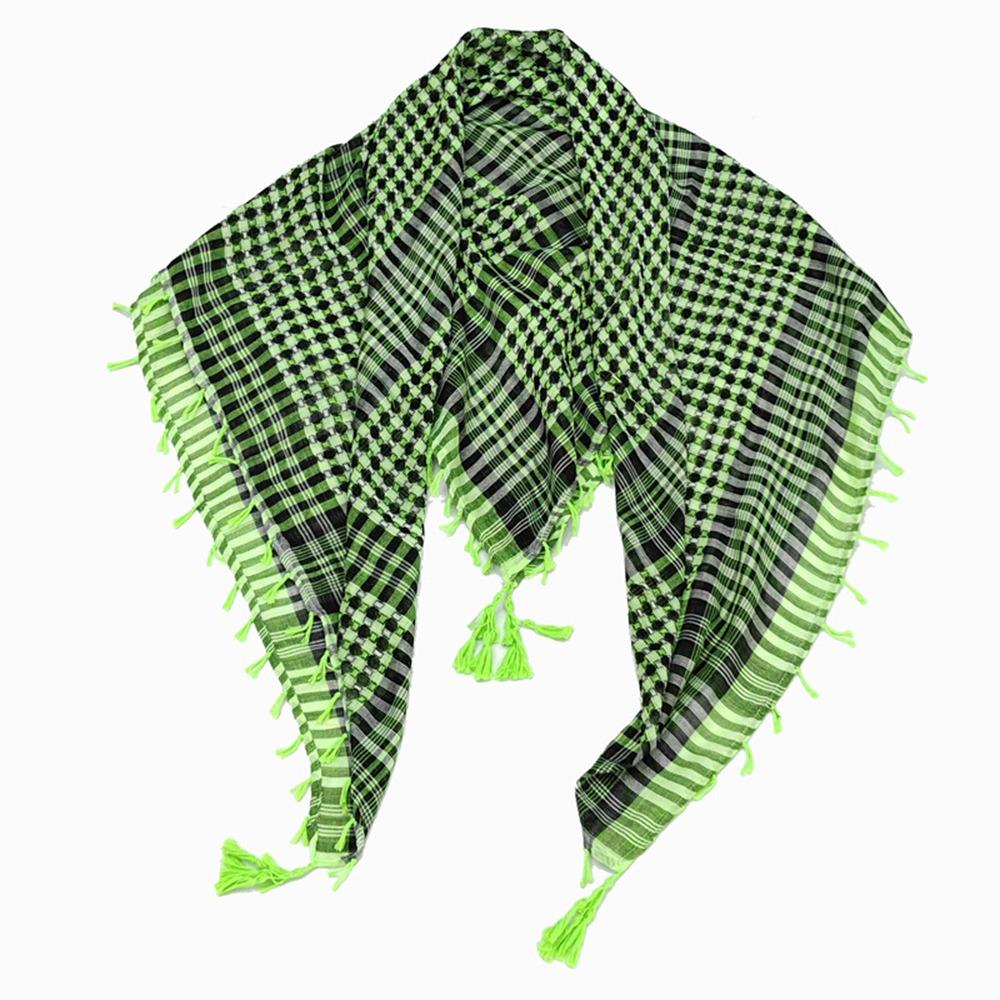 with Tassel Head Neck Scarf Costume Desert Scarf Arabic Scarf Arab Shemagh Headscarf for Men Women