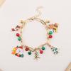 New Christmas bracelet snowflake pendant bracelet Christms Christmas multi-element alloy bracelet
