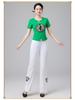 2024 Women's Chinese Style Dancewear: Short Sleeve Fitness Casual Top