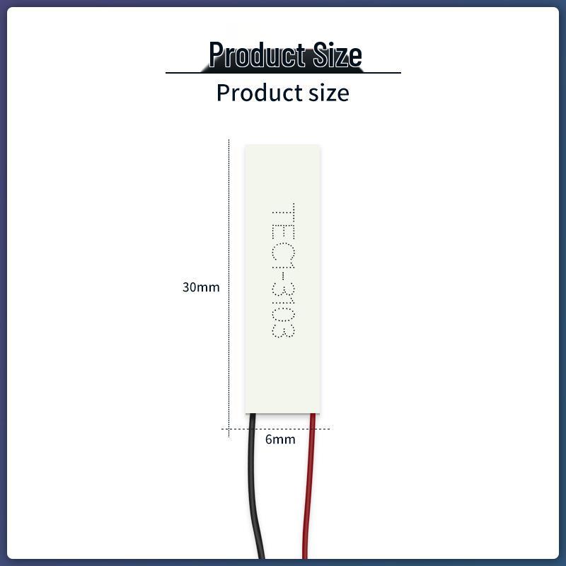 TES1-03103 Semiconductor Cooling Sheet: Rectangular Hair Removal Beauty Device Accessory