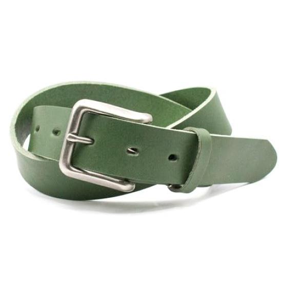 

Ремень с пряжкой из гладкой кожи шириной 35 мм [Tochigi Leather] RC-056L (ЗЕЛЕНЫЙ)
