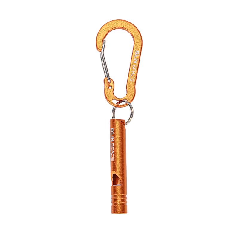 BEIN SPACE Outdoor Aluminum Alloy Emergency Survival Whistle E001
