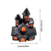Halloween Mini Figurines Winter Festival Decoration Ornaments Spooky Mummy Miniatures Pumpkin Shape Supplies Seasonal Decor