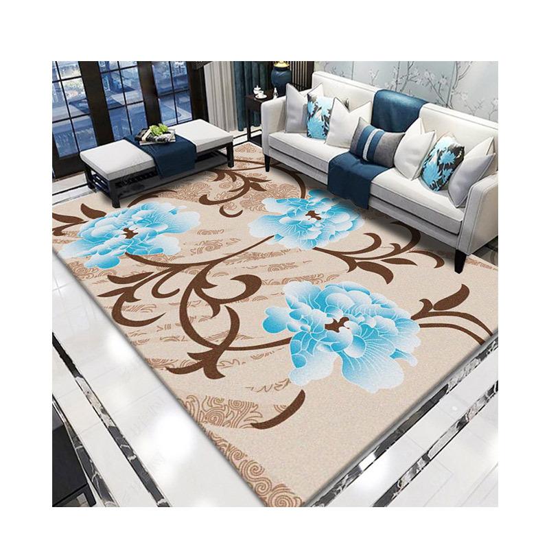 Nordic Abstract Floral 3D Home Large Carpet Living Room Carpet Modern Minimalist Bedroom Rug American Floor Mat