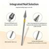 Diamond Nail Drill Bits Durable Material Multiple Uses For Home Diy Nail Art Cuticle Clean Gel Removing