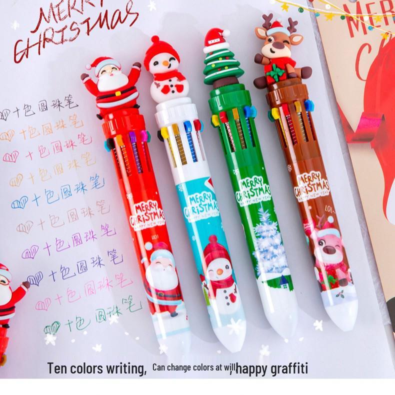 New Year & Christmas Creative Gifts for Kids - Practical Stationery & Decorations for School Rewards and Kindergarten Prizes.