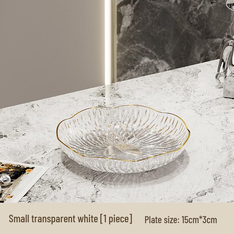 High-Value Transparent PET Fruit Plate for Living Room Snacks