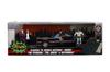 1966 Classic Car Diecast Batman Figure Batman TV Series Rides Diecast Model Car Jada 33737 (1966) "Hollywood Series" 1/24