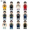 M8070 M8077 M8101 Sports Football Player Star Messi Building Block Toy