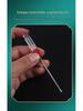 Clear Handle 3MM Mini Crystal Screwdriver - Cross and Flathead