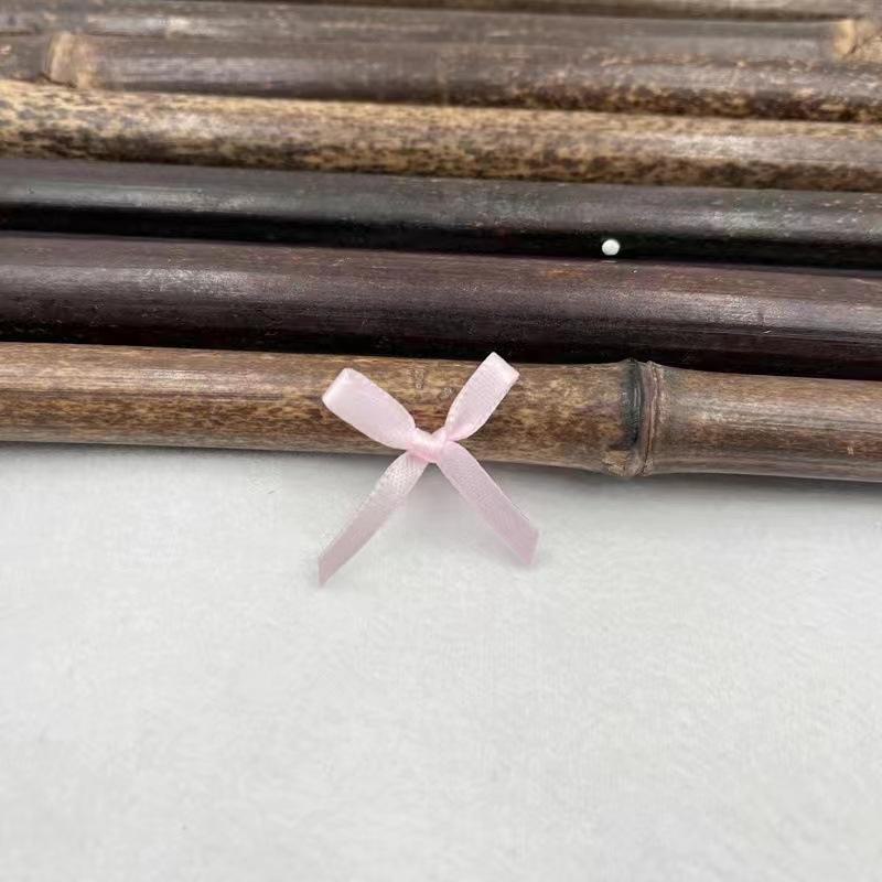 Small Bow Polyester Ribbon Knot for Underwear, Socks, Clothing, Jewelry, and Floral Accessories