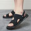 Fashion Summer New Men's Slippers Sandals Two Ways To Wear Them Luxury Brand Mens Casual Breathable Designer Shoes Comfortable Loafers