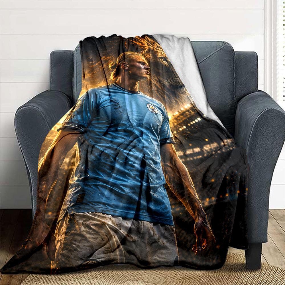 Fußball Feier Moment Decke Ultra-Weich Geeignet für Bettwäsche Bett Picknicks für Alle Anlässe Modern Perfektes Geschenk für Verwandte und Freunde