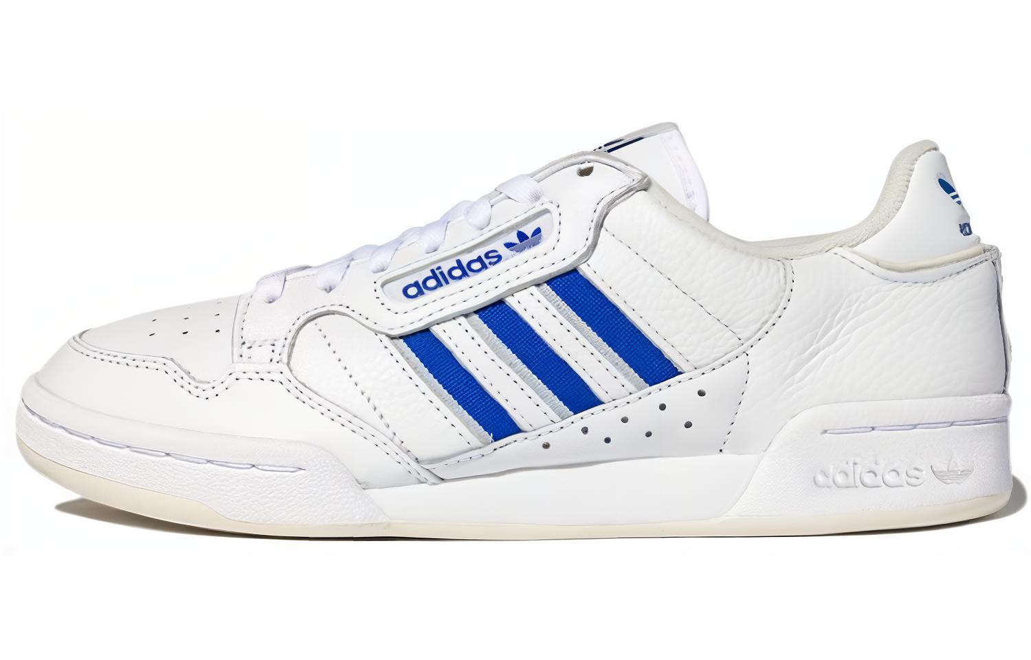 Adidas Continental 80 Stripes  White Blue  GX4468 36