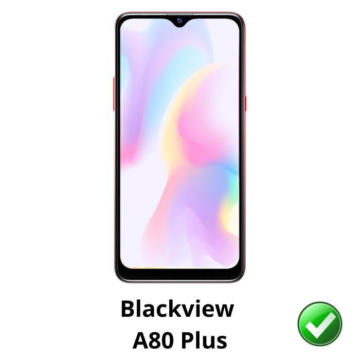 Screen Protector - Phonillico - Blackview A80 Plus - Pack of 2 - Ultra Thin - Scratch Resistant
