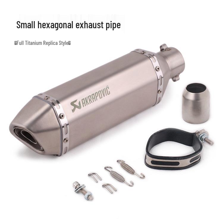 Hexagonal Exhaust Pipe for Motorcycles: Ninja 250, CBR500R, R3, GSX1000