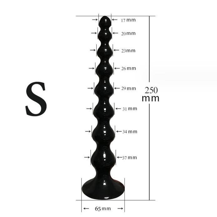 C621 Extra Long Silicone Anal Beads Massager for Men and Women
