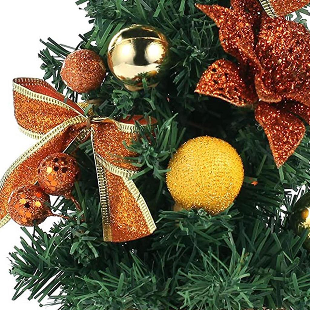 Artificial Xmas Tree for Tabletop Fireplace Kitchen Room Window
