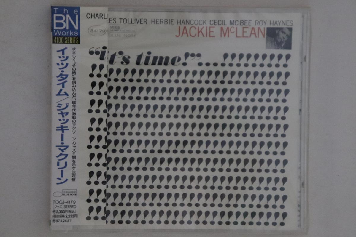 

CD JACKIE MCLEAN - It s Time! TOCJ4179PROMO BLUE NOTE 1995 Japan Obi Jazz Used