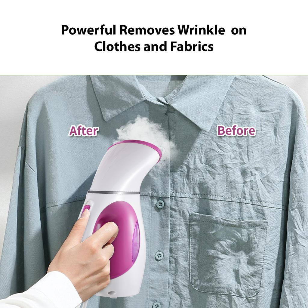 Steamer for Clothes 800W Powerful Handheld Garment Steamer 200ml Large Capacity Water Tank Fast
