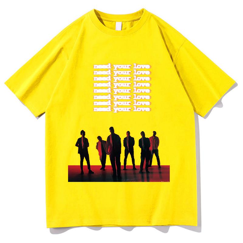 OneRepublic Need Your Love T-Shirt Reine Baumwolle T-Shirts Design Locker Unisex Streetwear Weibliche Ästhetik Harajuku Kleidung Streetwear