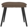 Footstool Taupe 45x29.5x35 Cm Fabric