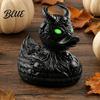 Coole Punk-Stil Figuren Gothic Teufel Schädel Ente Ornament Mattes Schwarzes Harz